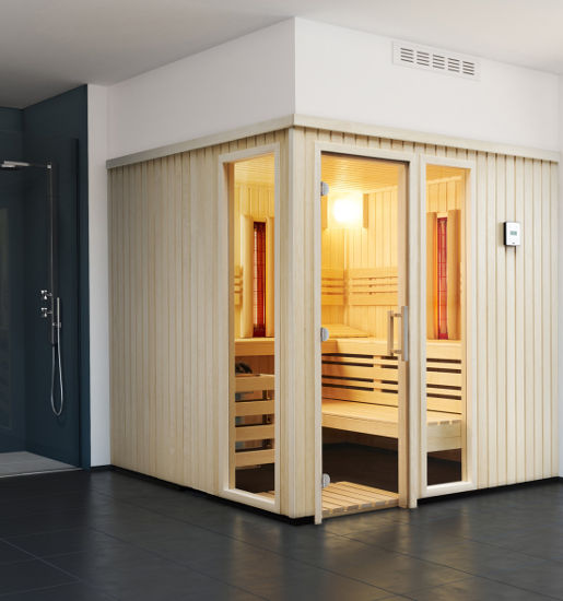 Elementsauna Safir von Wellness Wiedel – hervorragend an individuelle Wünsche anpassbar