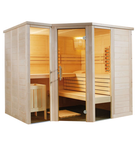 Massivholzsaunen im Angebot von Wellness Wiedel – Baureihe Arktis