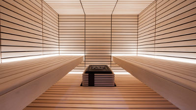 Massivholzsaunen im Angebot von Wellness Wiedel – Baureihe Lindea