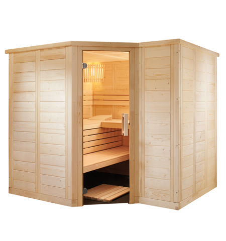 Massivholzsaunen im Angebot von Wellness Wiedel – Baureihe Polaris
