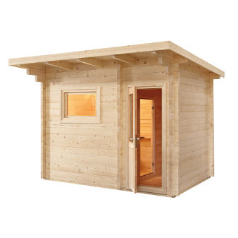 Gartensaunen im Angebot von Wellness Wiedel – Baureihe Lava