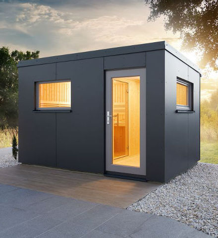 Gartensaunen im Angebot von Wellness Wiedel – Modelle und Baureihen