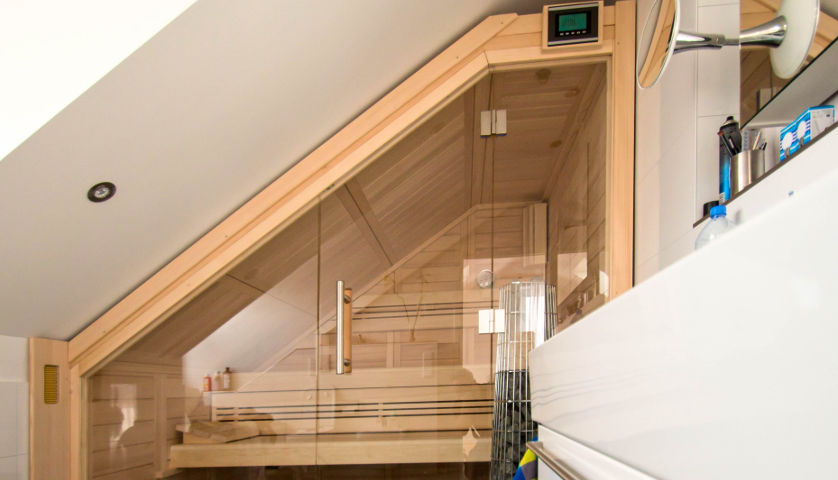 Einbauvarianten des Saunabauers Wellness Wiedel