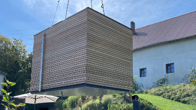 Gartensauna Einbau durch Wellness Wiedel – Heimsaunen in Bayern